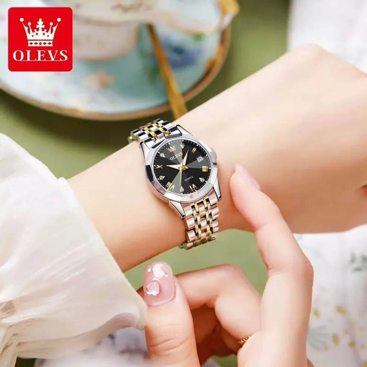 WOMAN KASARUL নতুন ডিজাইনের মেয়েদের জন্য ঘড়ি SILVER GOLDEN BLACK